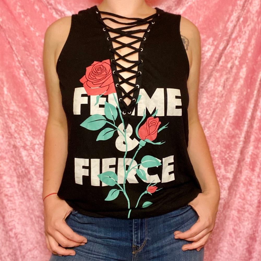FEMME AND FIERCE SHIRT👊🏻